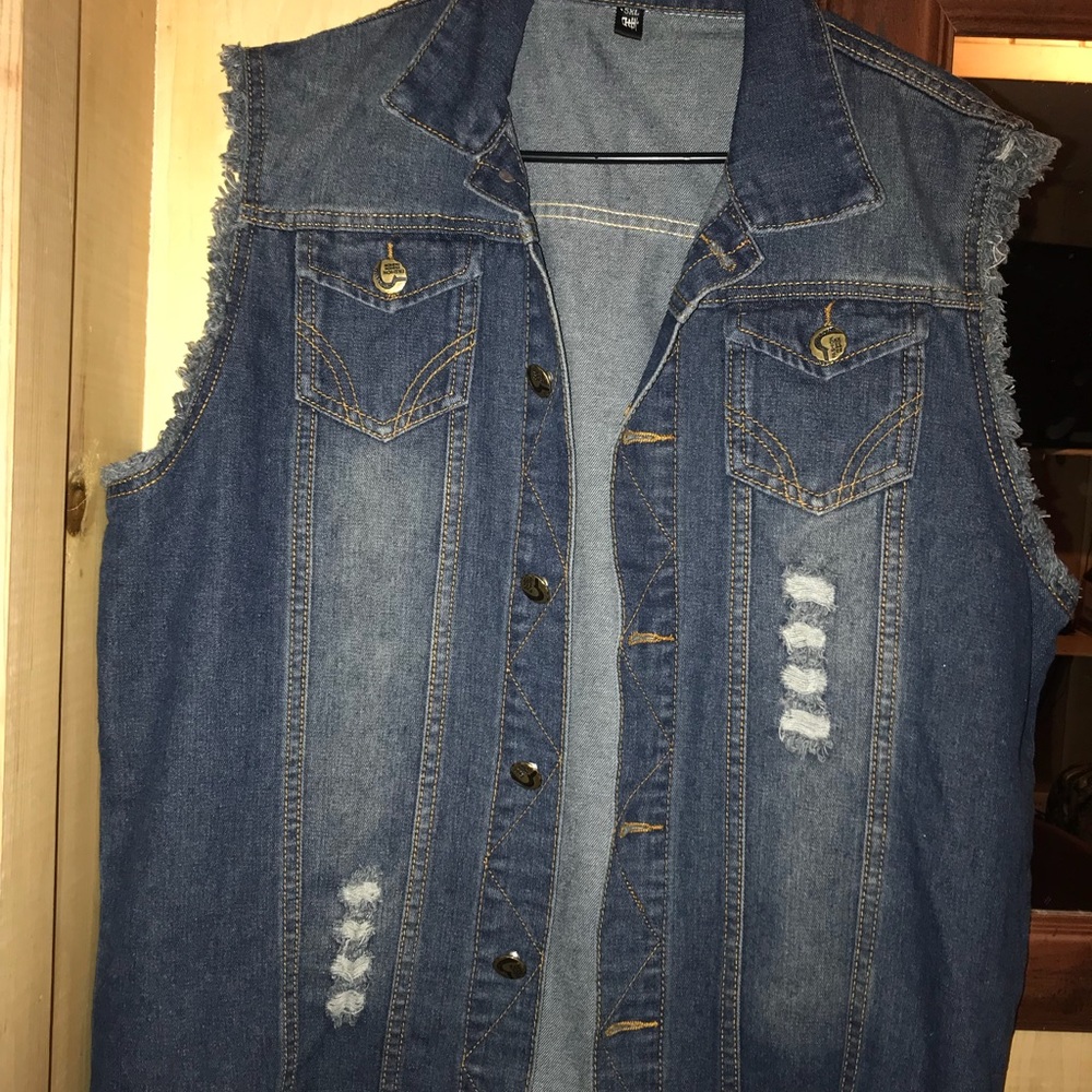 Men’s Jean Vest